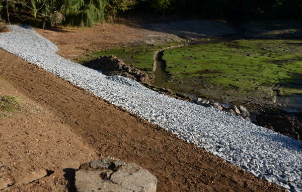 Landscape Swales Installation in Mansfield