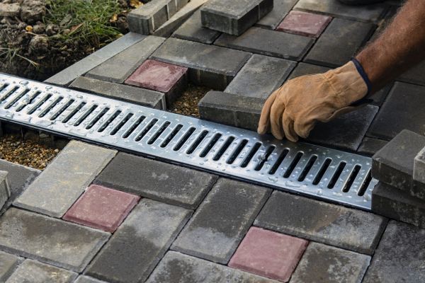 Patio Drain Installation in Mansfield