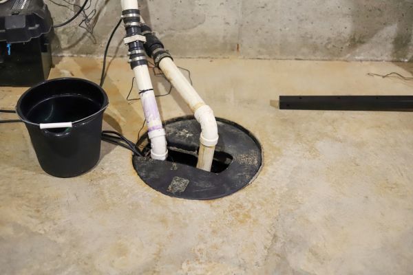 Basement Drainage Installation in Mansfield