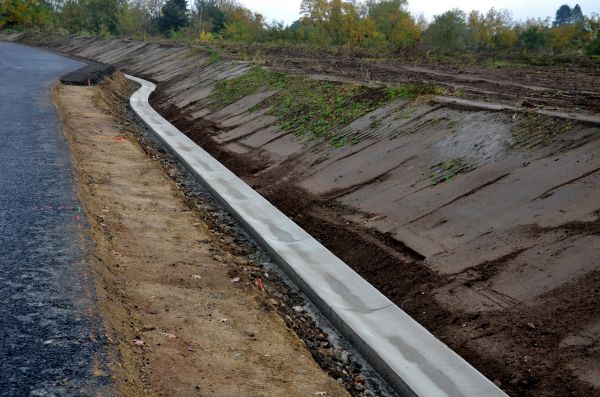 Slope Drainage Installation in Mansfield