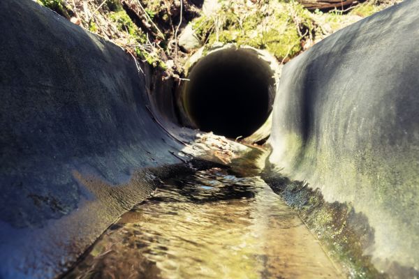 Drainage Swale Installation in Mansfield