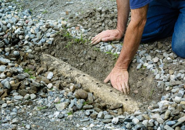 French Ditch Installation in Mansfield